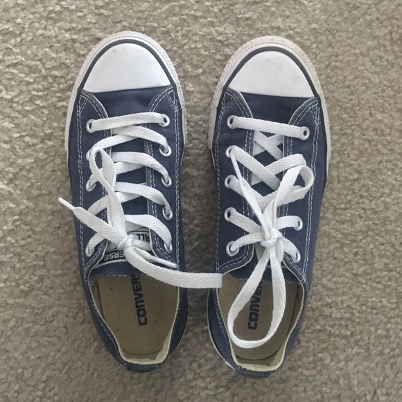 Converse Other - Navy blue ankle converse